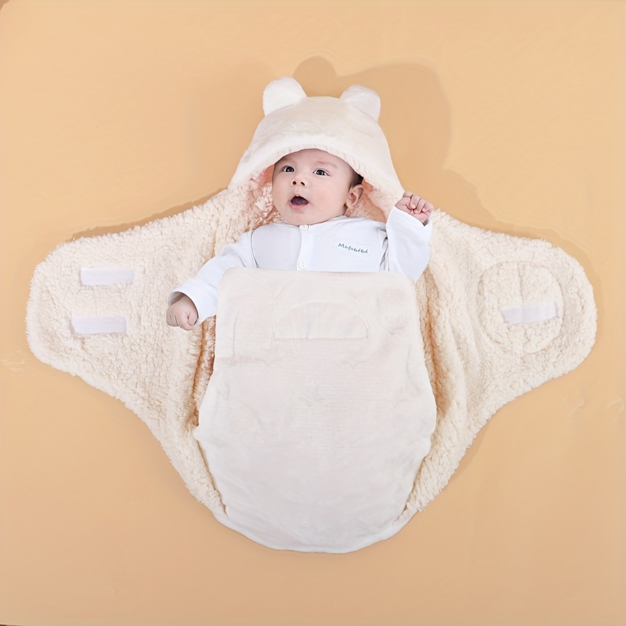 1 juego de manta envolvente gruesa con estampado de estrellas,   para niños y niñas desde 0   6 meses 0