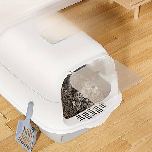 de cerrada para gatos con pala , + pp, diseño con cubierta para gatos pequeños a medianos - a prueba de fugas, control de olores