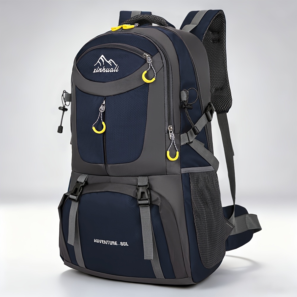 60l Hiking Backpack Travel Backpack Outdoor Camping Backpack Ergonomic Back Panel, Ideal For Hiking Camping Travel