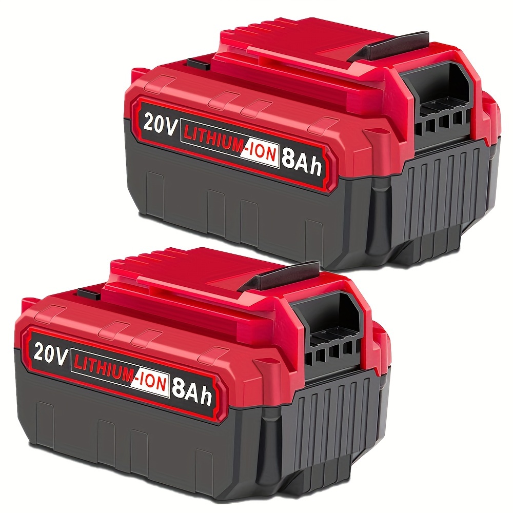 

[2-pack 20v 8.0ah] Pcc685l Replacement Battery Compatible With 20 Volt Lithium Ion Battery Cc681l Pcc685l Pcc685lp Pcc680l Pcc682l Pcc600 Pcc640 Cordless Power Tools Batteries (red)