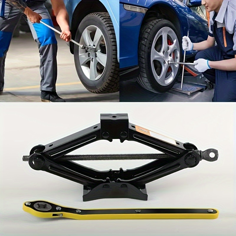 

Ensemble de clés à cliquet pour de voiture - 2T Jack - un ensemble de et de clés à économiser du travail, outils manuels pour soulever , adaptés aux changements de pneus et à l'utilisation à domicile.