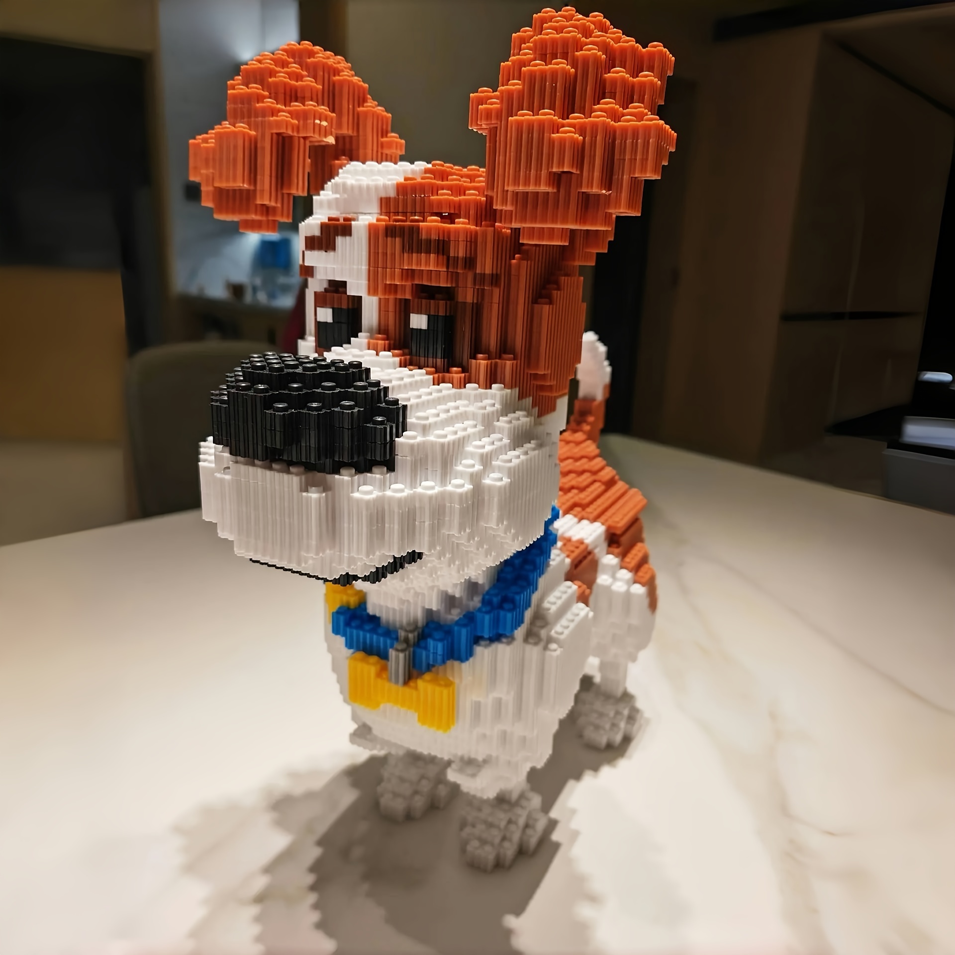 

Jack Terrier Dog 4500+pcs Brick Building Model Toy, Cute Canine Block Series, Christmas & Gift, Diy Art Craft , Plastic Construction Kit For Collectors