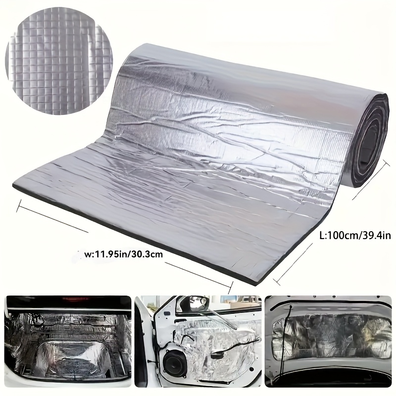E-shop Selbstklebende Aluminiumfolien-Isolierrolle, hitzebeständig, schallisolierend, geräuschreduzierend,