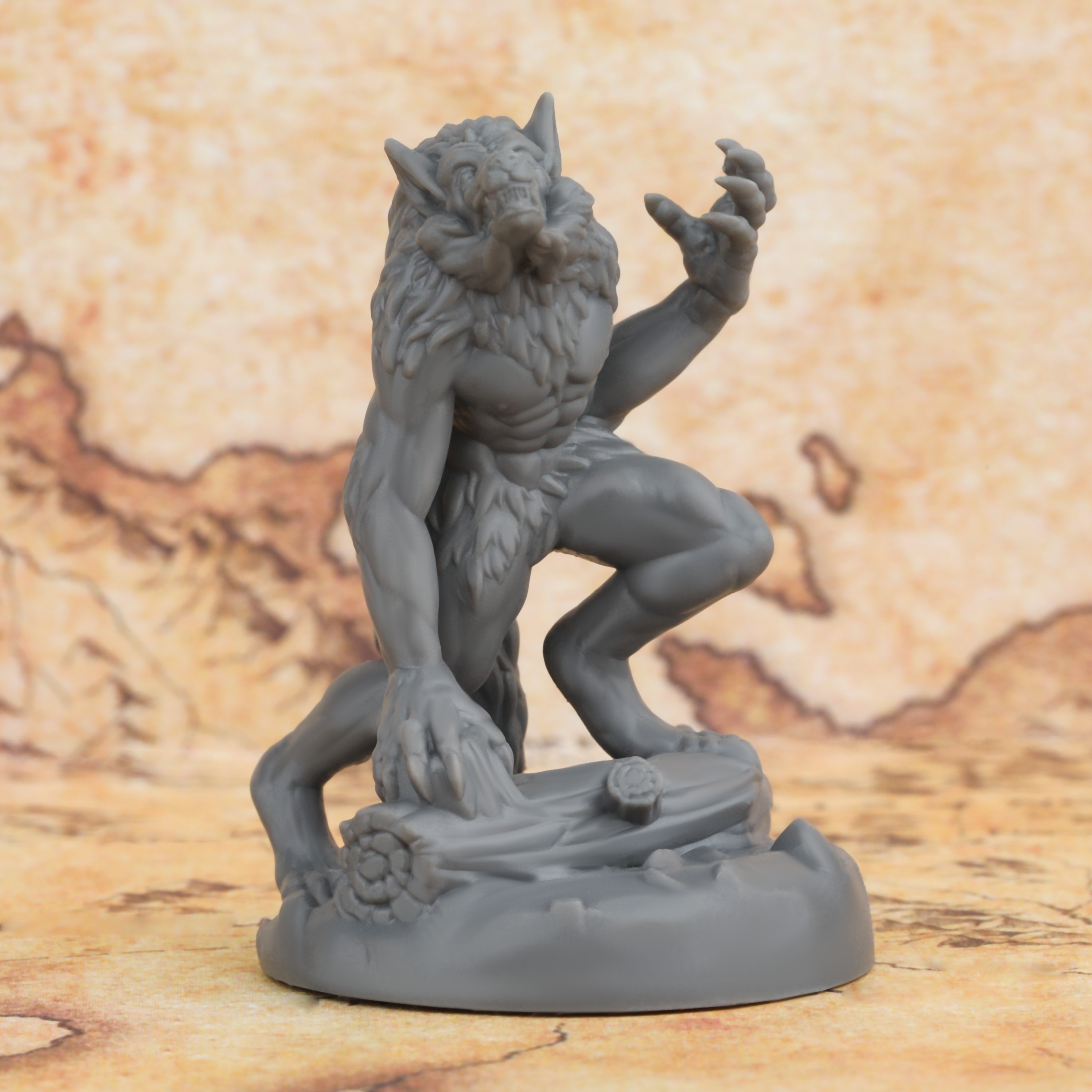 32mm Role Playing Game Miniatures - Werewolf Rpg Miniature, Perfect ...