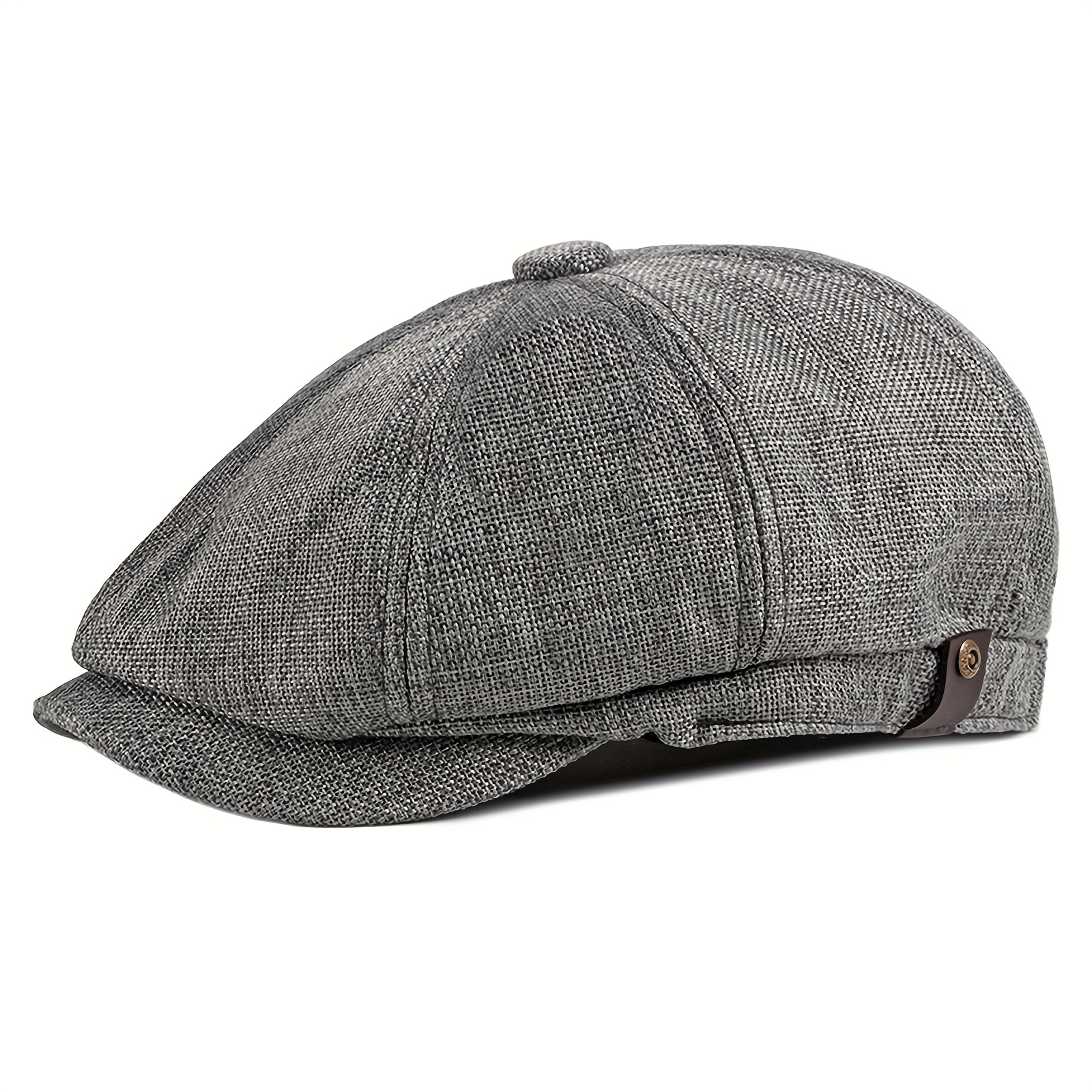 Men's Flat Cap: Vintage Beret Soft Baseball Cap - Unisex
