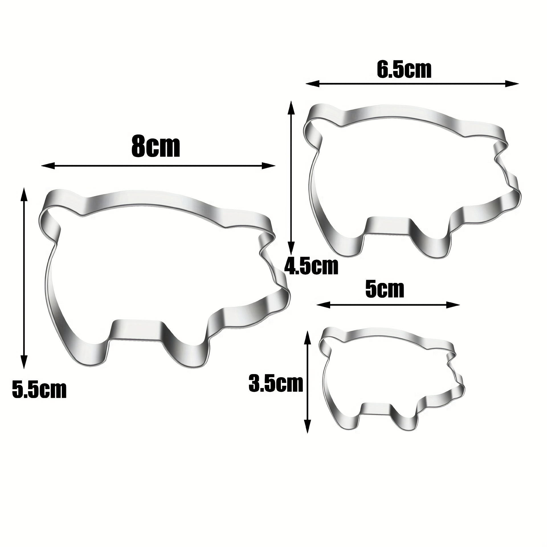 Piggy Stainless Steel Cookie Mold