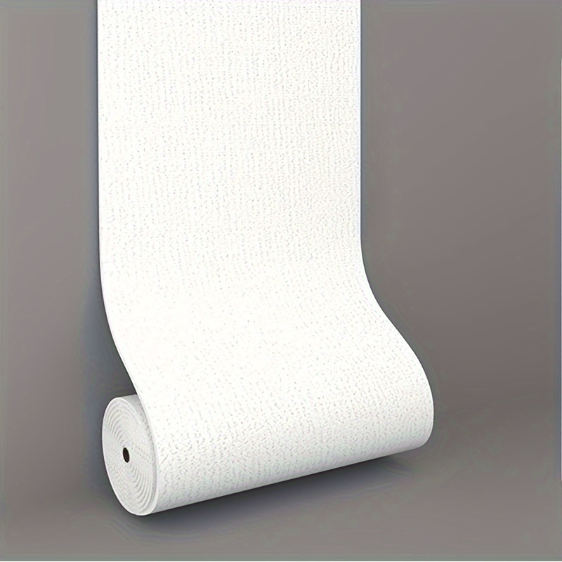 Image of 1 Roll Of Linen Roll Self-adhesive Wallpaper Wall Sticker Background Wall Bedroom Living Room Decoration Tear-off Sticker