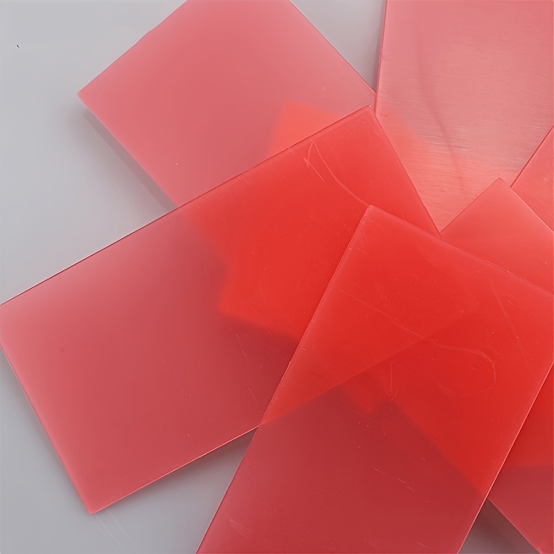 

17pcs Dental Red Wax Set And Large Modeling Wax Sheets - Odorless,