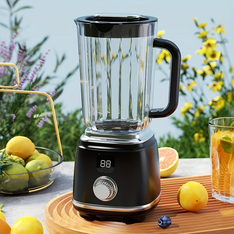Multifunctional Usb Rechargeable Juicer With Digital Display Electric Portable Wireless Blender Fruit Juicer Machine Home Use Ice Auxiliary Food Mixer