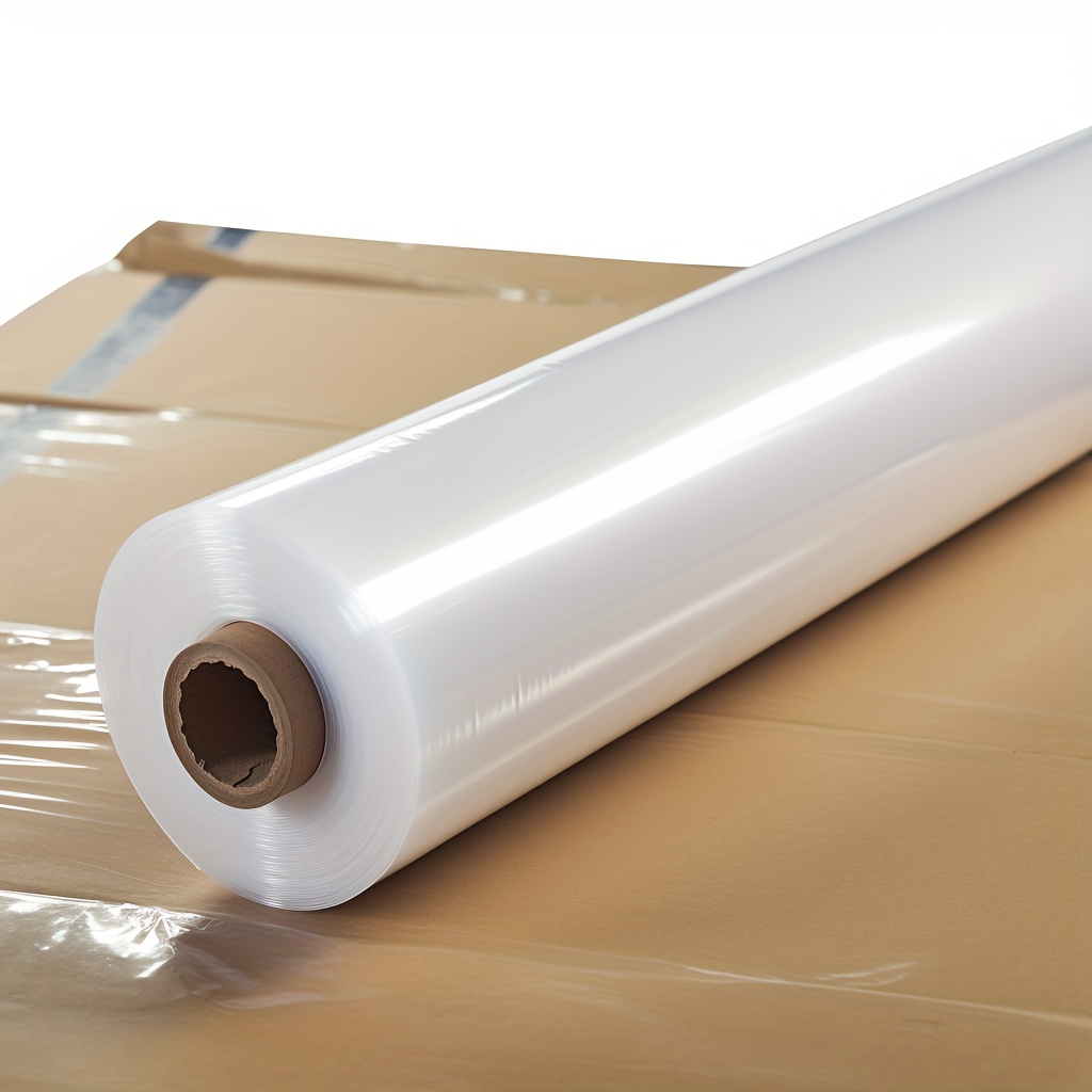 

1 Roll Industrial Grade Stretch/wrap Film 18" 1500 Ft. 500% Stretch Performance Heavy Duty Shrink Film Clear Adhesion Long Lasting Adhesion Packaging Mobile Packaging
