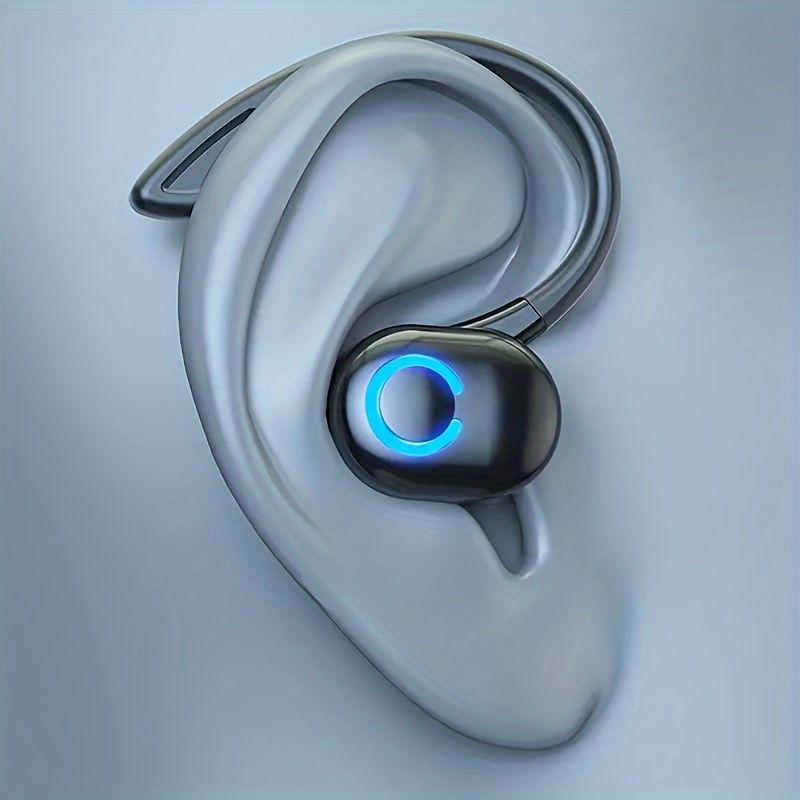 Ruihongxing Long-Lasting Wireless Earbuds with HD Voice Calls, Rechargeable Battery, 5, 0mm Driver & Noise Cancellation, USB-C Charging, Compact Design for Business, Gym, Travel - Black & White, Wireless Earbuds for Phone, Workout Headphones, Sleek Headphones, Durable Headphones