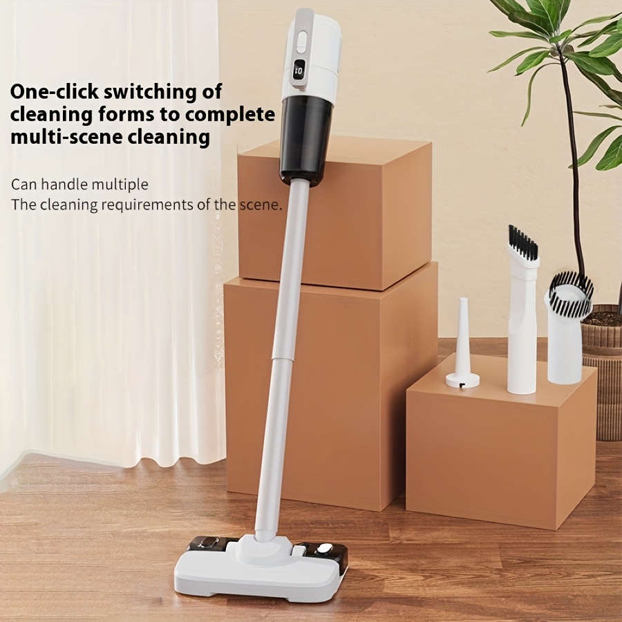 

Cordless Vacuum Cleaner, Powerful Suction Rod Vacuum Cleaner The Vacuum Cleaner Is Suitable For , Carpets, Pet Hair, Blowing, Suction And Suction, Multi-functional, Hand-held To