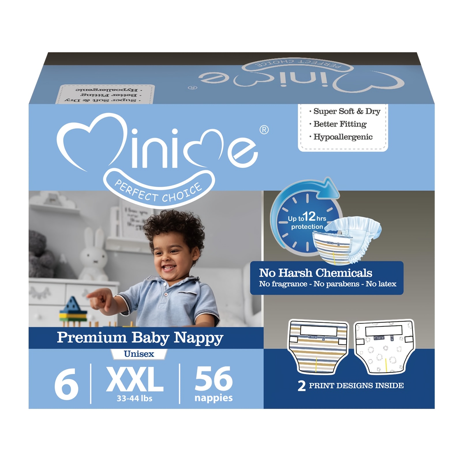 Xl Size Best Place To Buy Diapers Size Xxl Baby Diapers 33 44 Lbs - Main Image