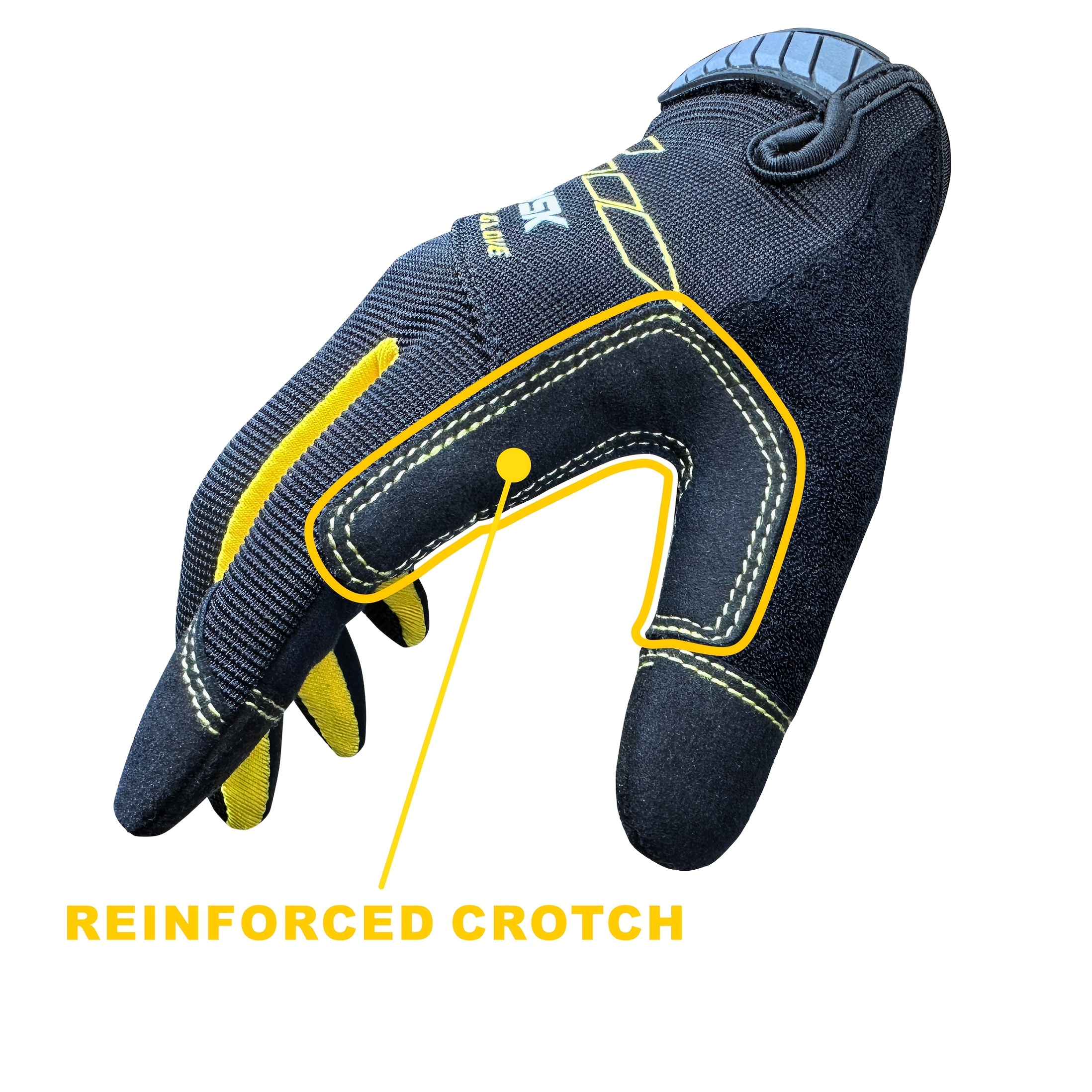 1 Pair of Men's and Women's High Performance Universal Work Gloves, Mechanic Gloves, Compatible with Touch Screen, Flexible and Breathable, Suitable for Technicians, Maintenance, Yard Work, Gardening and Outdoor Use