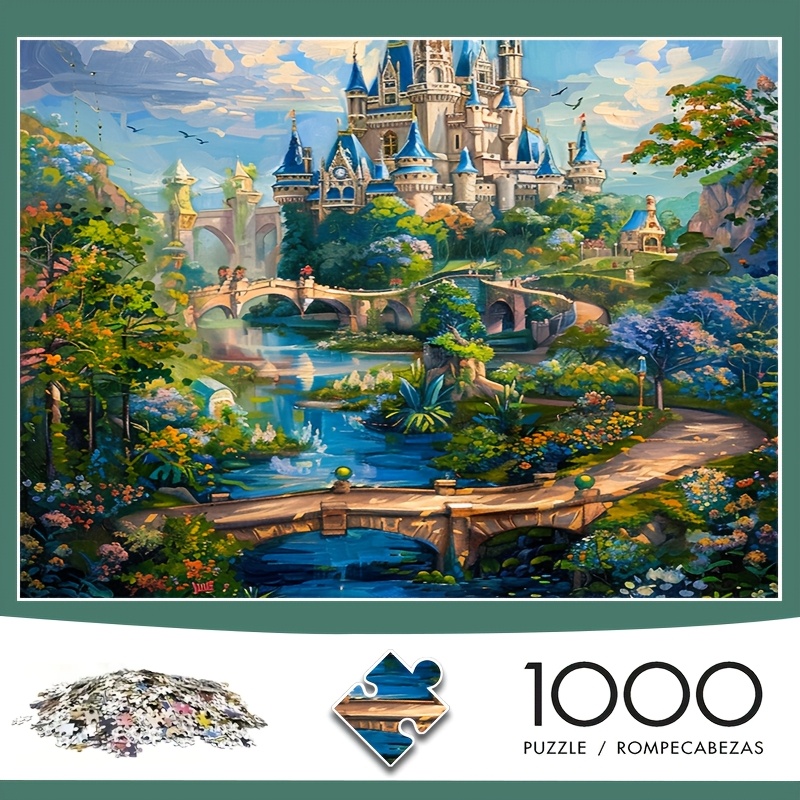 

1000 pièces Puzzle Forêt Enchantée, , Bricolage Art Craft pour Décoration Murale, Puzzle Mosaïque Cadre pour Maison, Salon, Bureau, Idéal pour Noël, An, Cadeau de Pâques