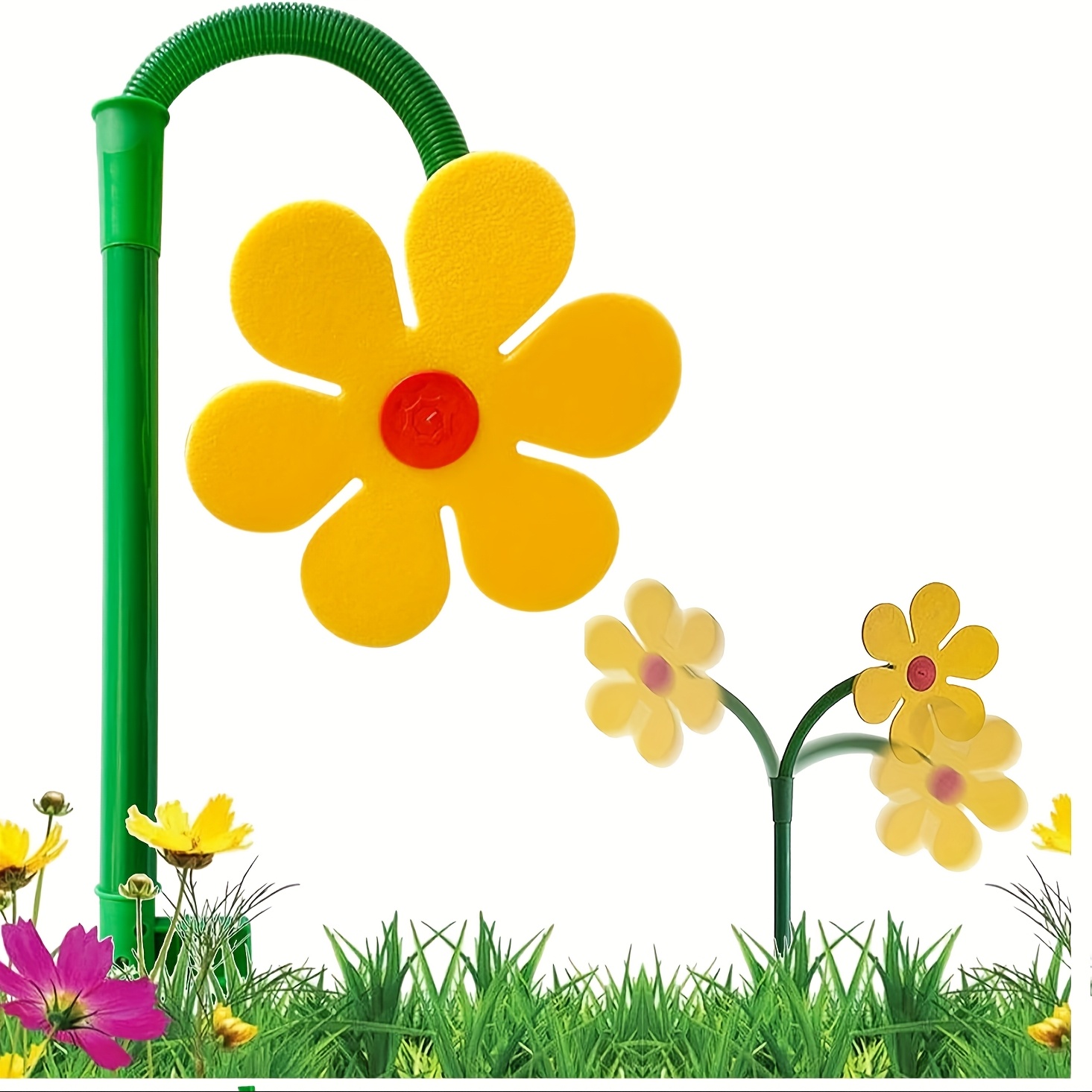 TEMU Water Sprinkler, Sprinkler, Dancing Sprinkler Watering Flowers, Yard Lawn Watering Sprinkler Sprayer Nozzle Garden Irrigation Tool