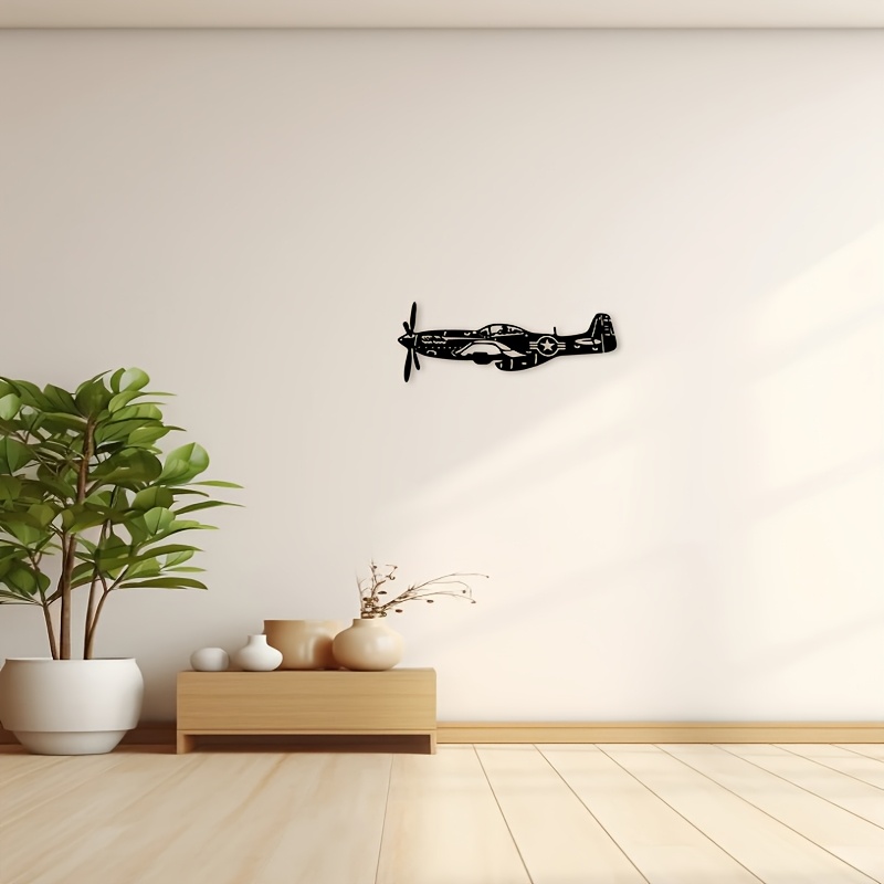 Retro Flugzeug Propeller Wanddeko - Vintage Metall Deko Für Wohnzimmer
