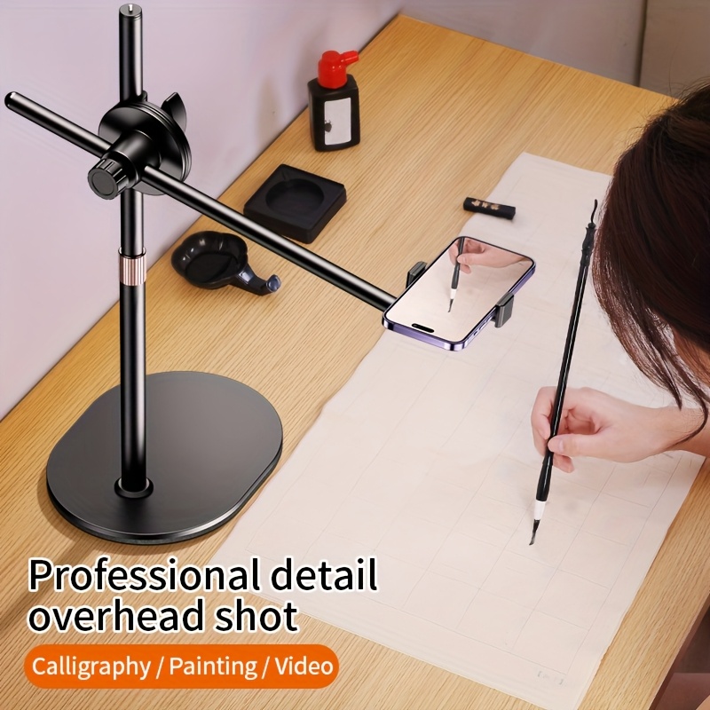 

Desk Phone Holder, Field Holder, Adjustable Desktop Phone Holder, Mobile Phone Holder With 360° , Long Arm Holder For Photography, Tiktok, Handicraft, Baking, Painting, Cooking And Recording