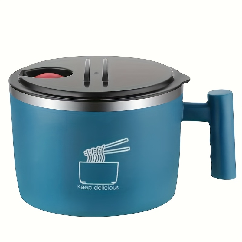 E-shop SHAON Abgedeckte Ramen Schüssel, Handyhalterung, Salatschüssel, Tragbare Ramen Schüssel mit großem Fassungsvermögen, Deckel und Griff, Geeignet