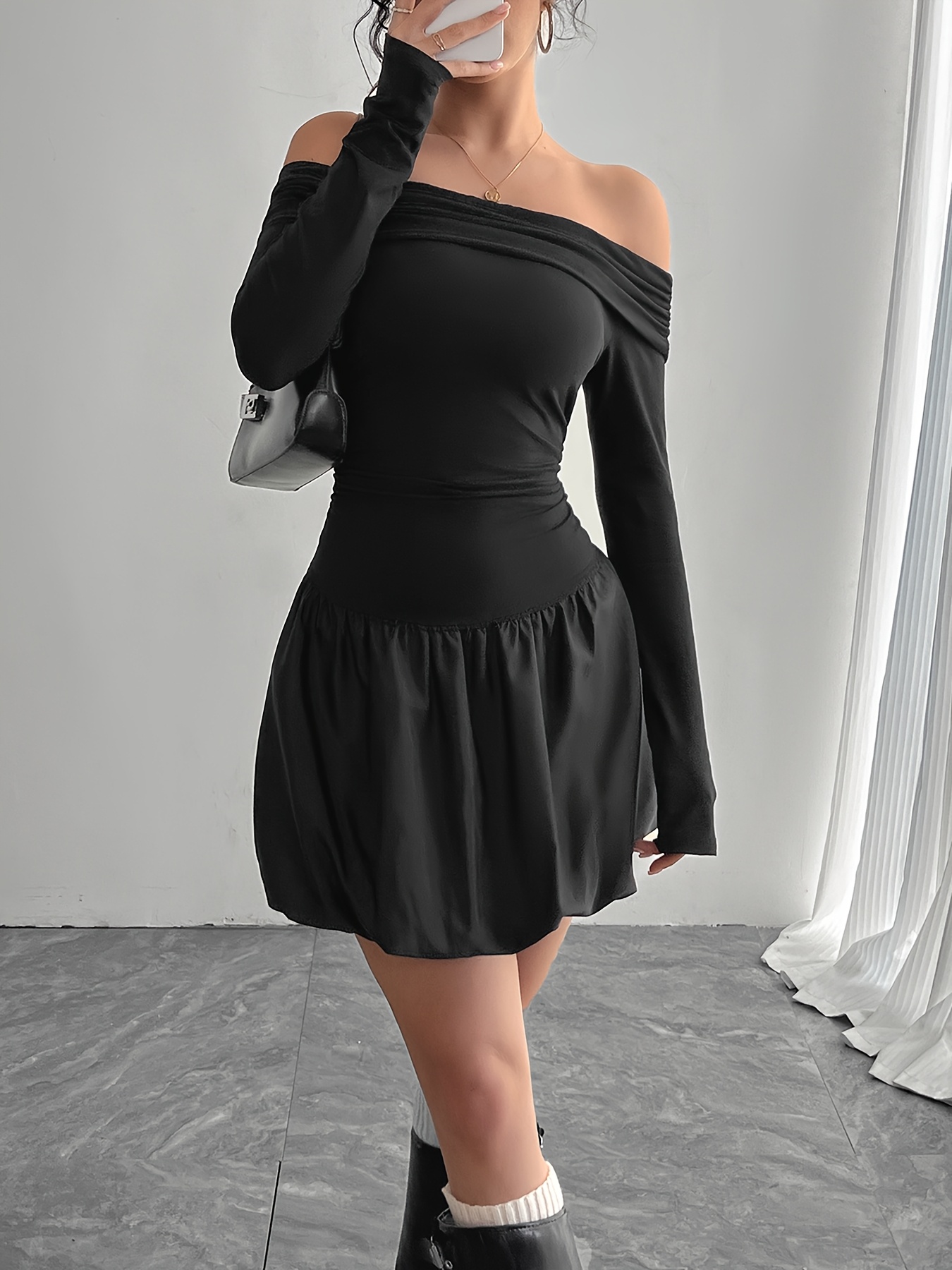 green emerald velvet dress Cozy Fall Vibes: Solid Color Ribbed Knit Mini Dress – Trendy ShopLand