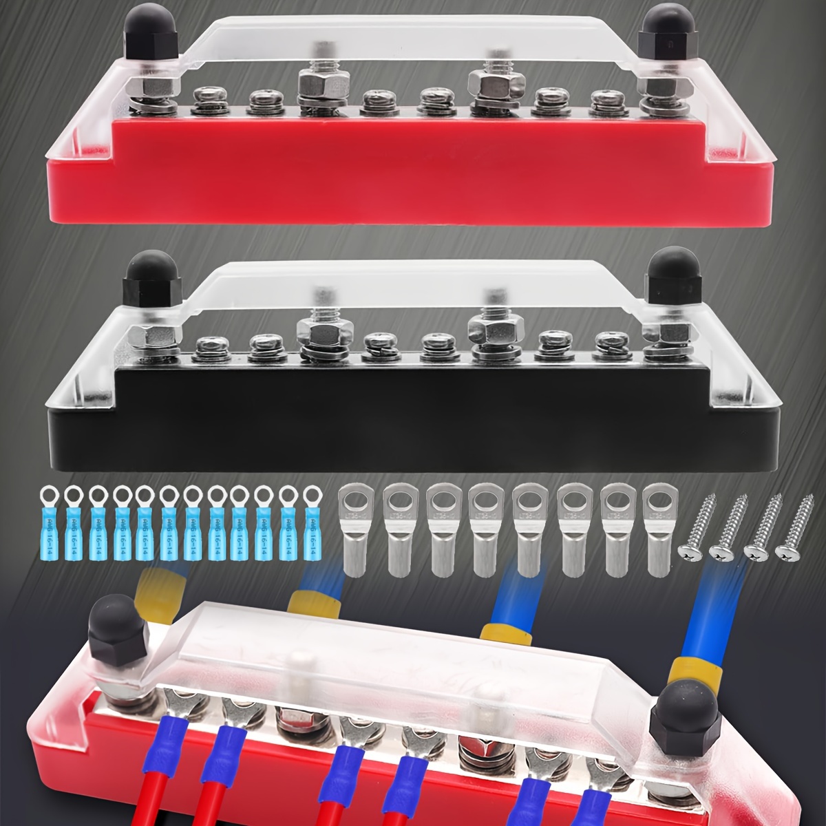 

Pair With Ring Terminal Battery Distribution Marine Terminal Wiring