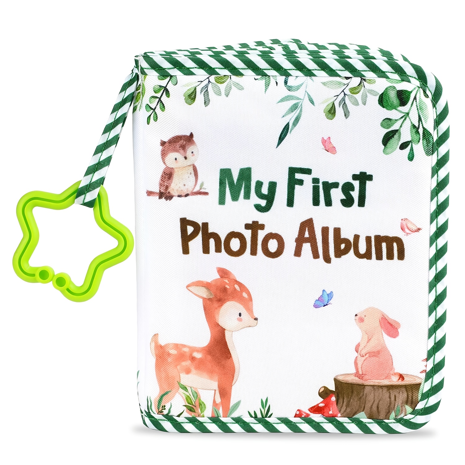 Image of A Travel Memory Album Made Of Fabric, Of Holding 14 Photos, From Soft Textile Material