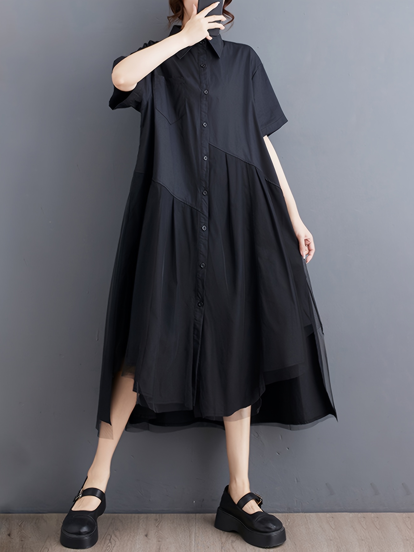 Izumi☆ Cotton-Blend Voile Shirt Dress Izumi oversized cotton poplin shirt dress in white - The Row