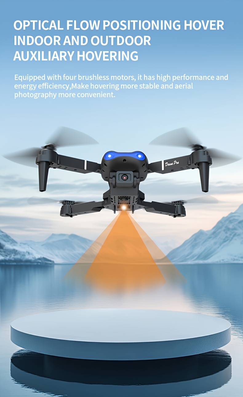 [NEW Drone MAX Upgrade Edition] NEW Drone MAX Upgrade Edition with 2 Batteries - Screen Control, Dual Camera, Obstacle Avoidance, Brushless Motor, Foldable Arms, Ideal for Night Flying, Remote Control with Screen