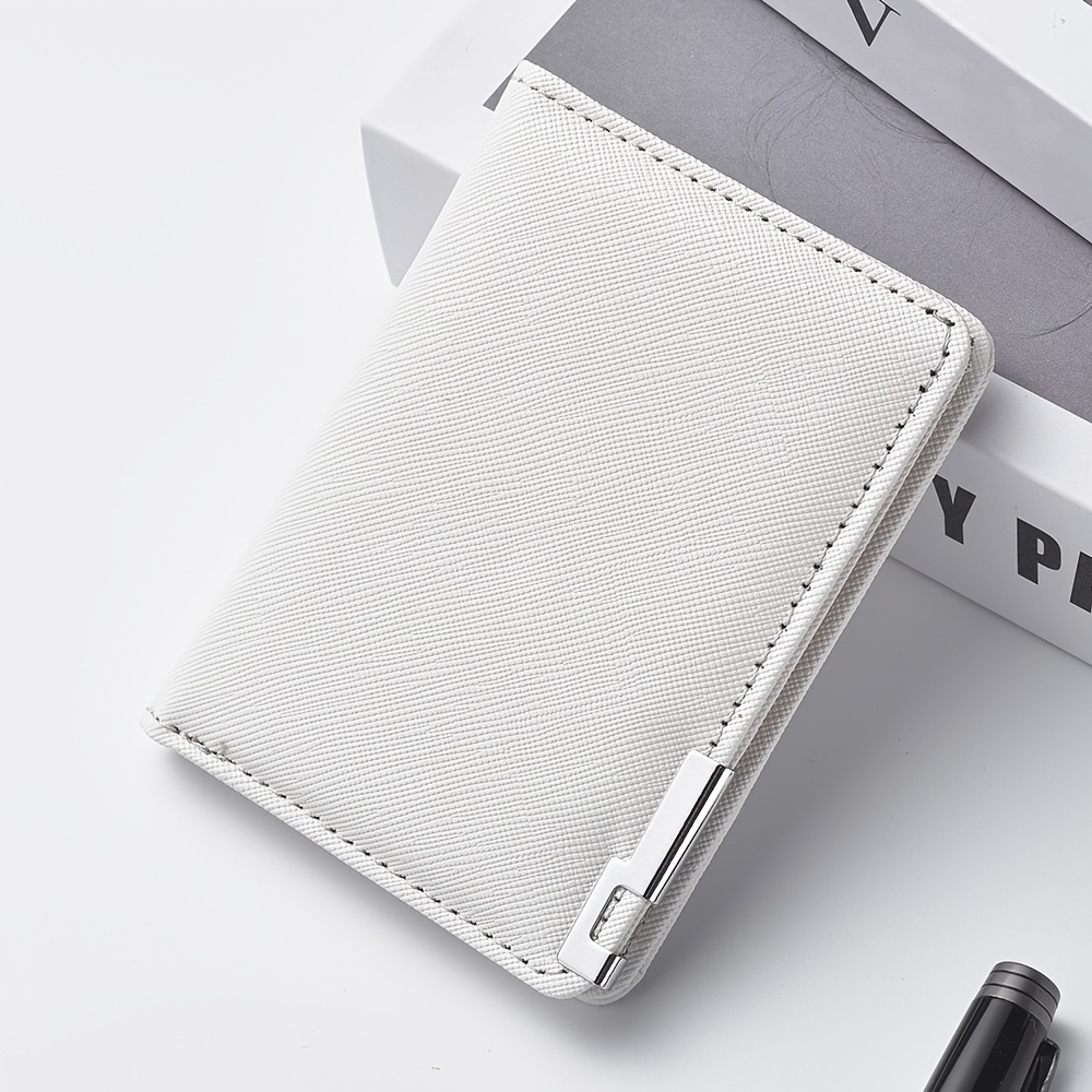 1pc Slim Ultra-Thin Credit Card Wallet for Men - Business Style with Multiple Card Slots, Geometric Interior Design, Holds License & Cash, Black - Perfect for Daily Use & Holiday Gifts (Christmas, Valentine's Day, Father's Day), Quality Craftsmanship