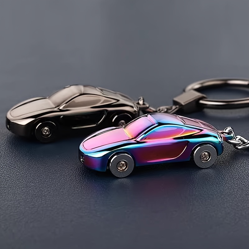 

Car Keychain High-end Car Model With Small Light Keychain Trendy And Creative Keychain Pendant