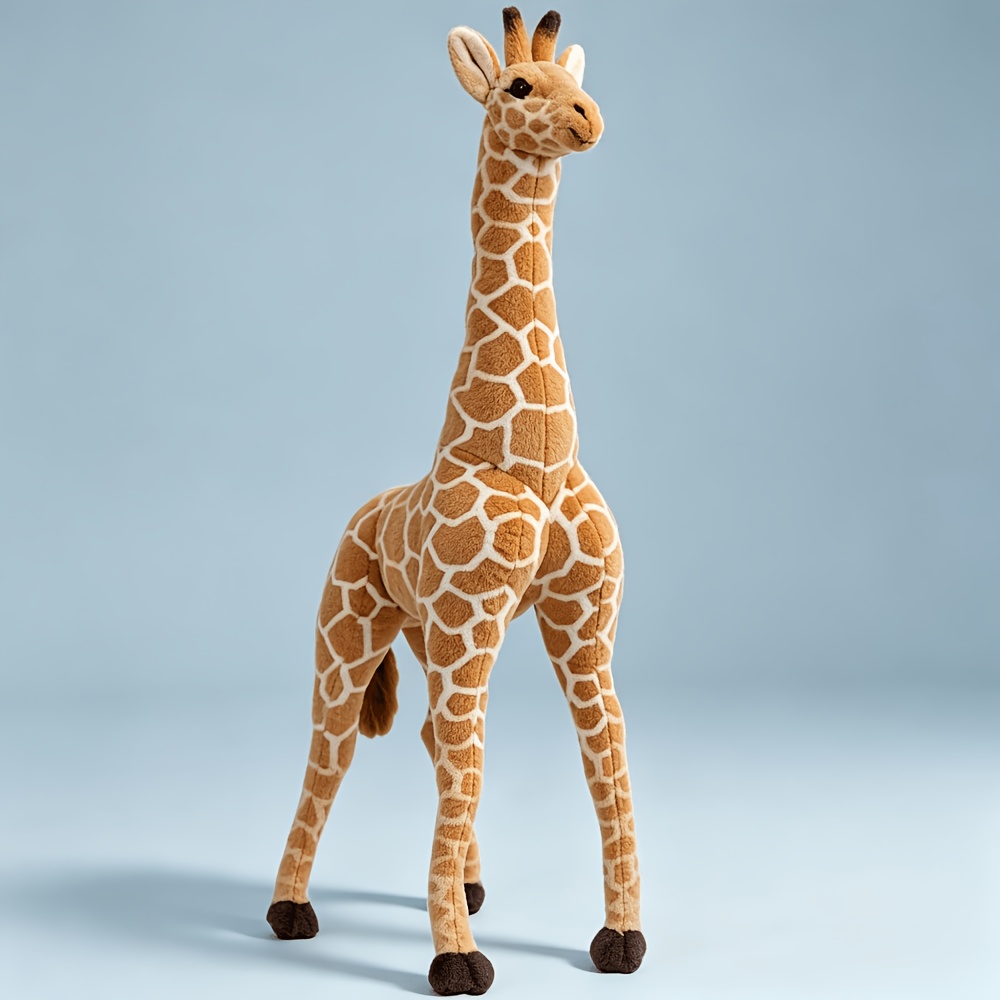 TEMU Simulation Giraffe Dog Plush Toy, Pet Plush Toy, Made Of Polyester Fiber, Wear-resistant And Bite-resistant, Plush Toy For Cats And Dogs To