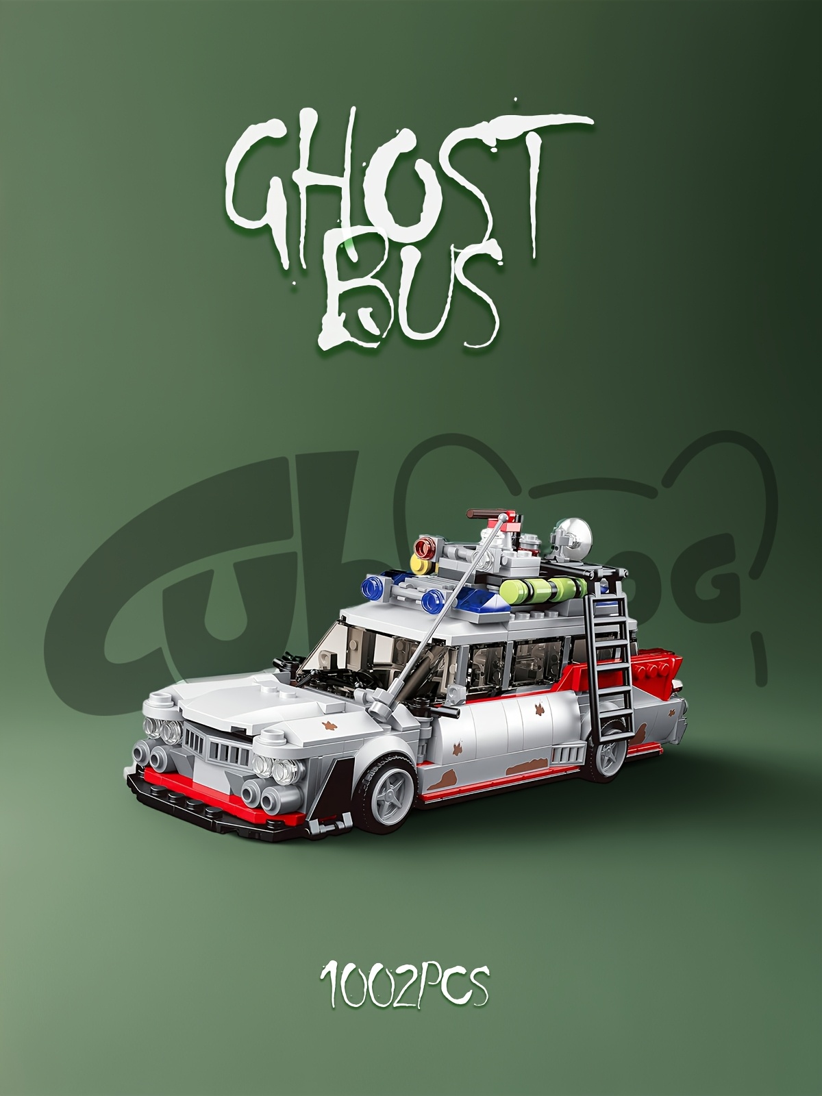 1001pcs Ghostbusters Building Blocks Set, Easter Travel Car Model, Perfect Gift for Movie and Block Enthusiasts on Black Friday, Halloween, Birthdays, and Holidays, Ideal for Collecting or Gifting