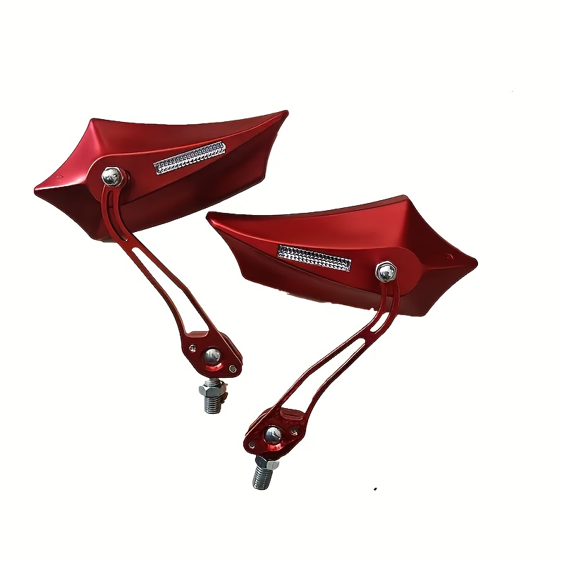 TEMU 2pcs 360-degree Wide-angle Hd Bicycle Rearview Mirrors, Aluminum Alloy Rust-resistant Material, Compatible With All Bikes, Ideal Gift For