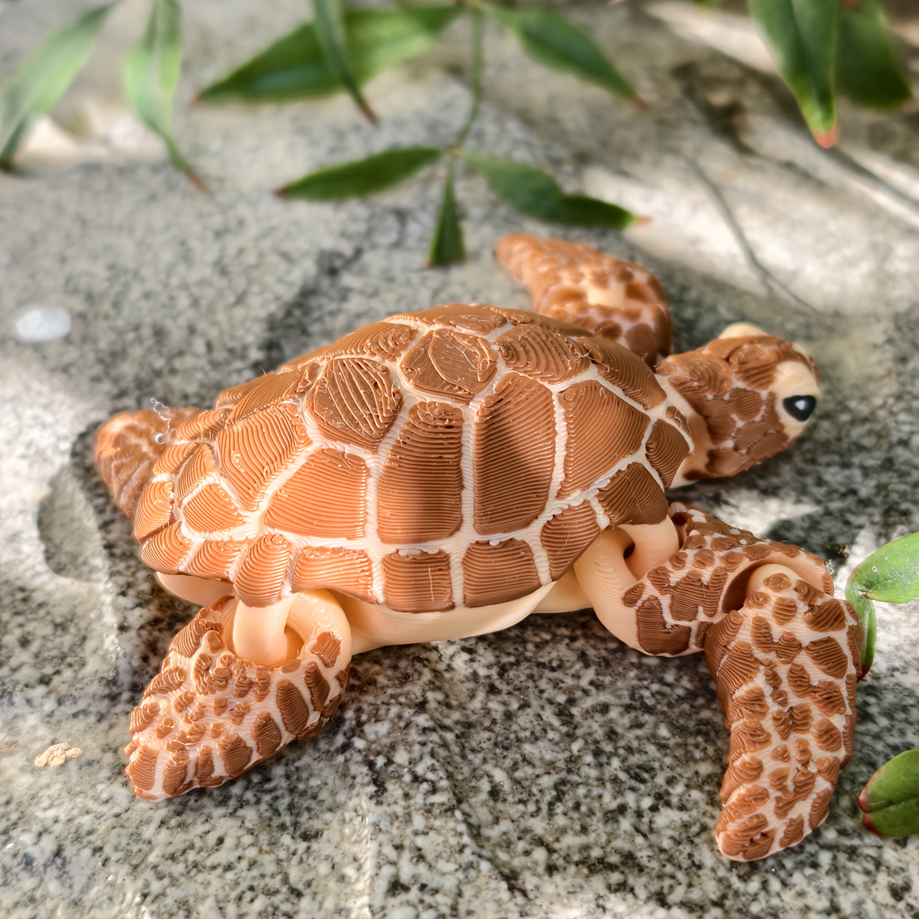 Image of A 3d Printed Turtle Toy Statue, Suitable For Children's Play, Ideal For Home Decoration And Car Ornaments. Perfect For Easter, Thanksgiving, Christmas, Halloween, And Spring Festival