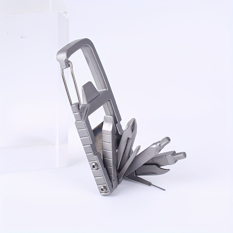 13-in-1 Multifunctional Stainless Steel Tool Set with Phone Holder and Folding Bottle Opener for Outdoor Use