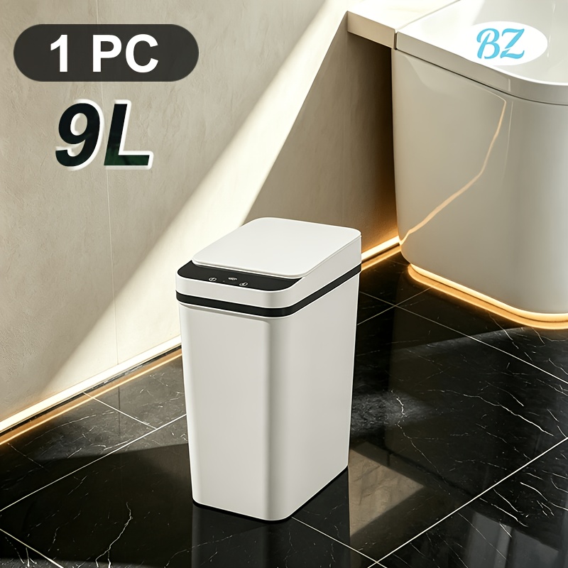TEMU Pattumiera intelligente con , 1 pz/2 pz - 9L/14L, materiale plastico , controllo a multimodalit� | a | di , del e chiusura dopo 5 secondi, senza