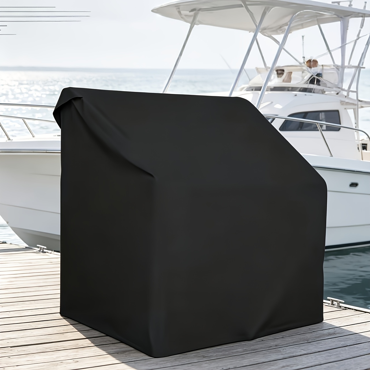 Boat Center Console Cover in 420D Oxford Fabric