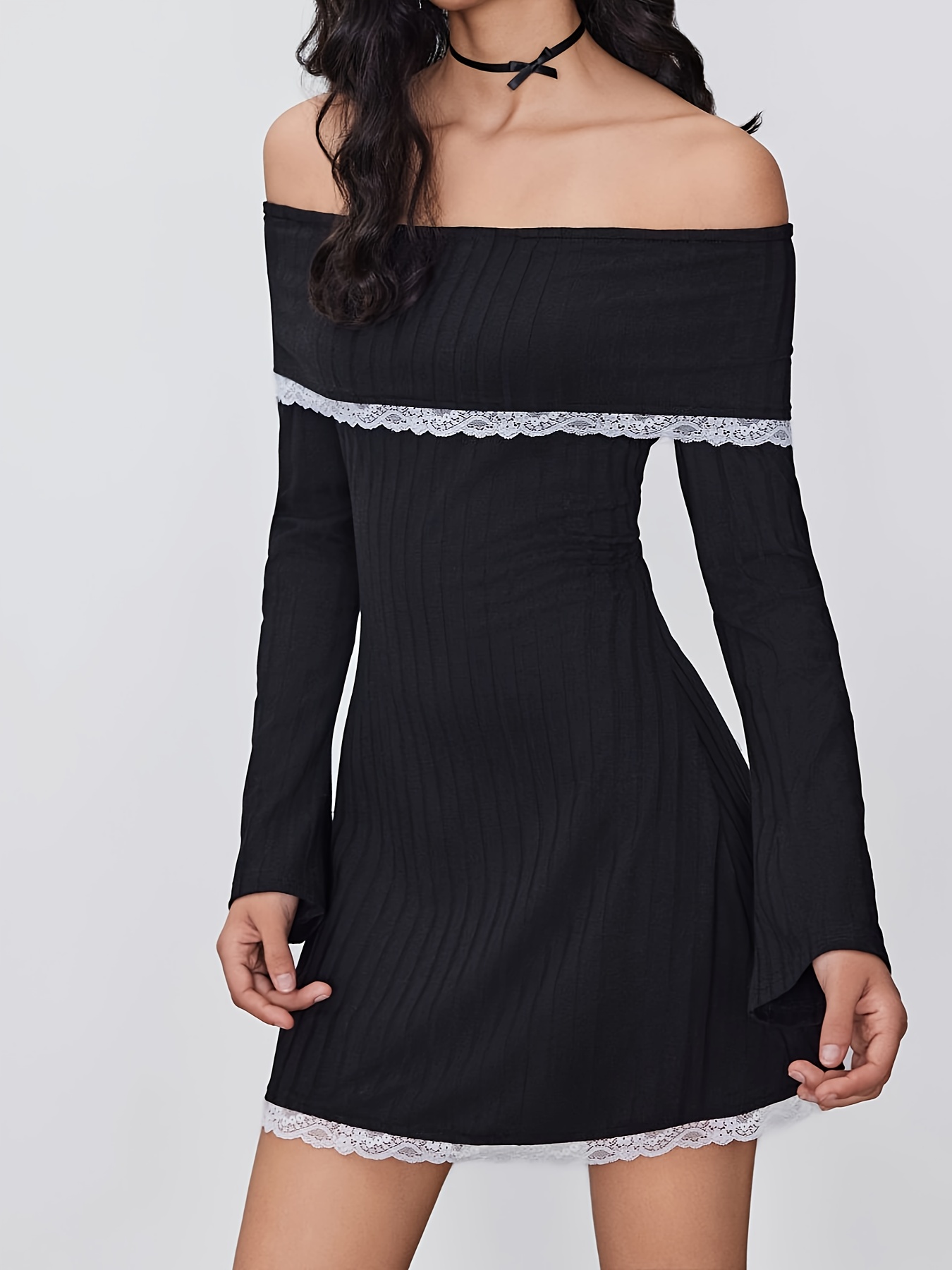 【関税込み】ショルダーストラップ レーストリム ビスチェドレス レース刺繍ビスチェ(M OFF WHITE): トップス｜PMbox P&M
