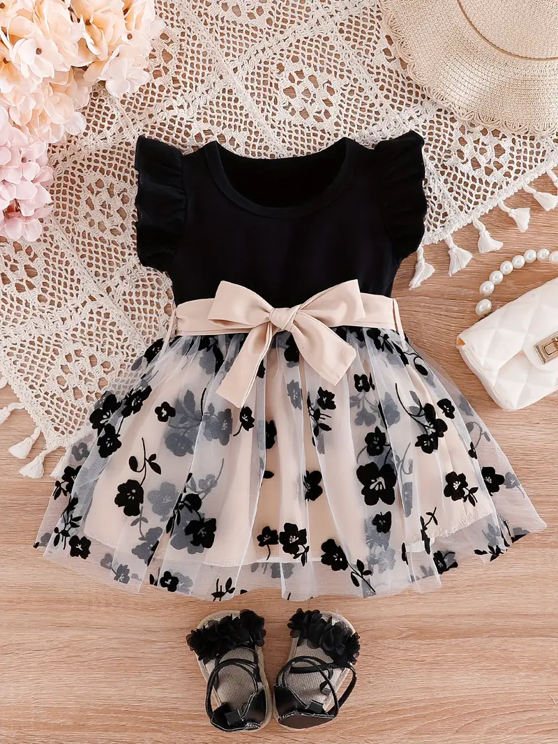 cute short black and white dresses short dresses black and white Alisha Coquette Contrast Fit and Flare Mini Dress American Threads