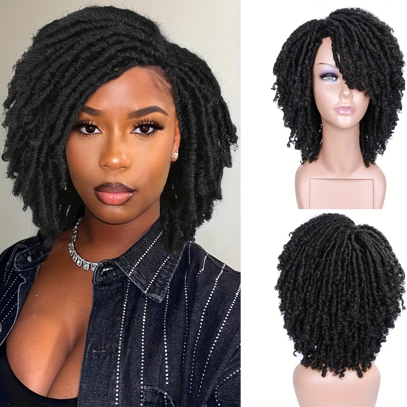 

Curly Dreadlock Wig - 180% Density, Twist Synthetic Hairs, For , , & Cap