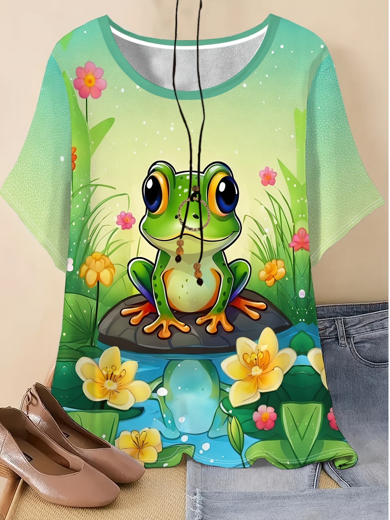 frog shirt sold on Temu United States