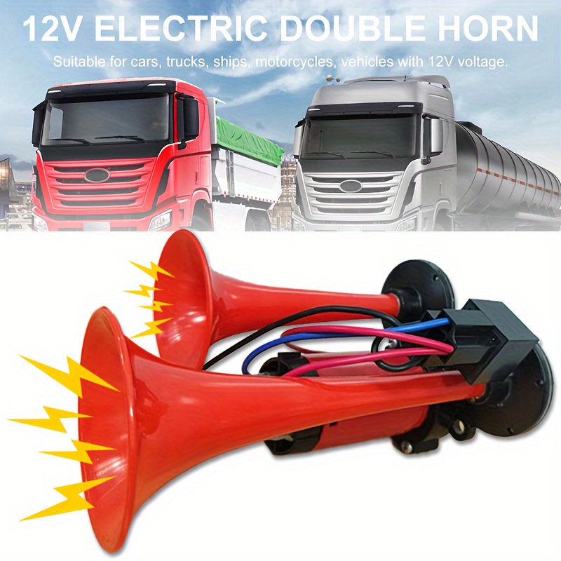 Train Horn Car Super Electric Horn 12v Dual Horn Temu