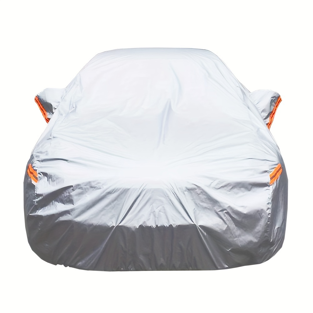 

Car Covers For Automobiles Waterproof All Weather Sun Uv Rain Protection With Zipper Mirror Pocket Fit Sedan (186 To 193 Inch) 3xl