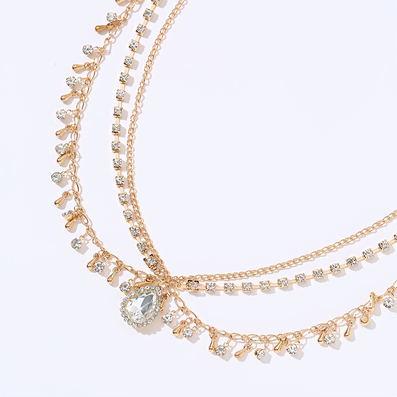 1pc Pendente Elegante Vintage Gota de Água 8