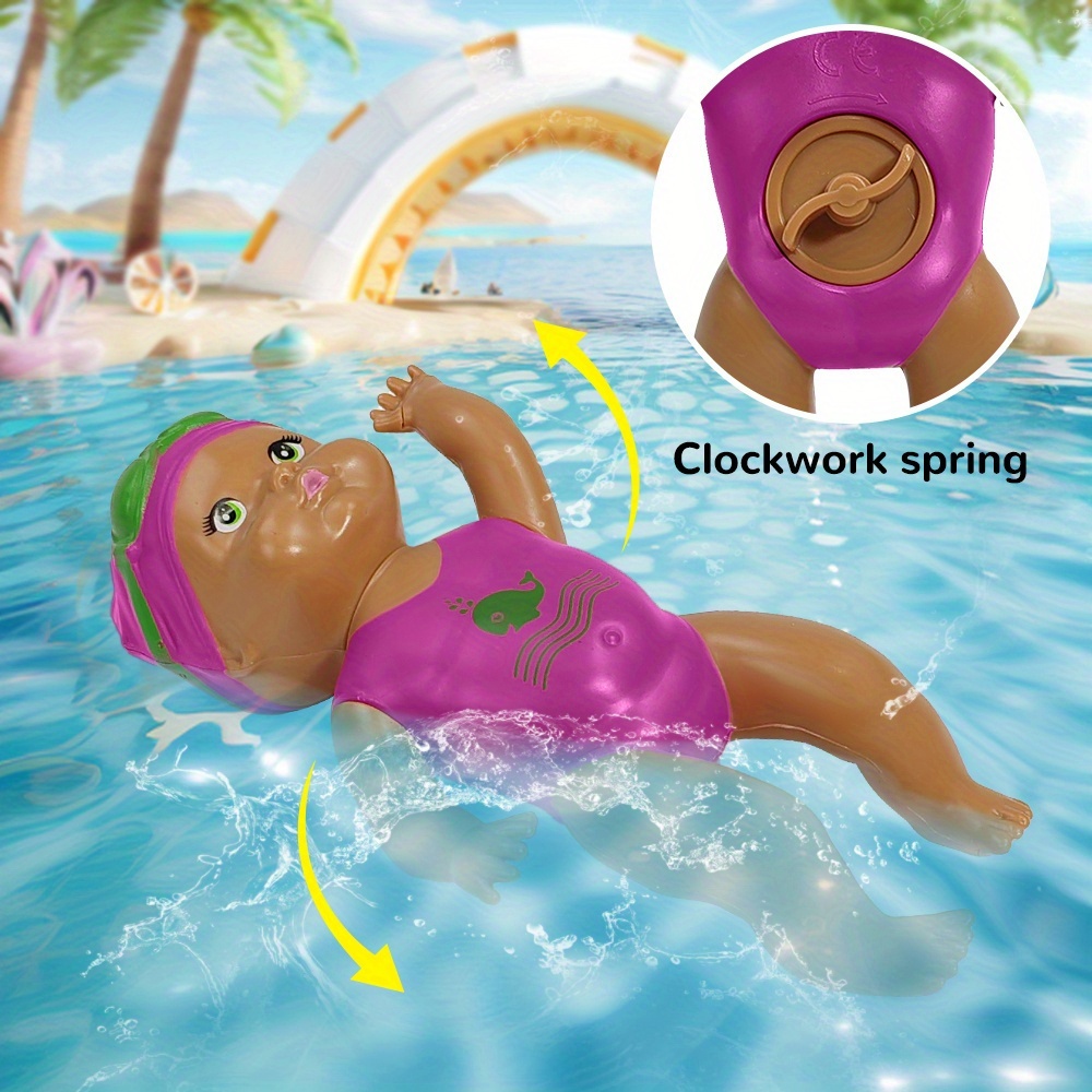 new   swimming doll summer interactive wind up swimming doll suitable for 11 holiday gifts   design cute doll   doll floating doll party favorschristmas stocking stuffers christmas stocking stuffers