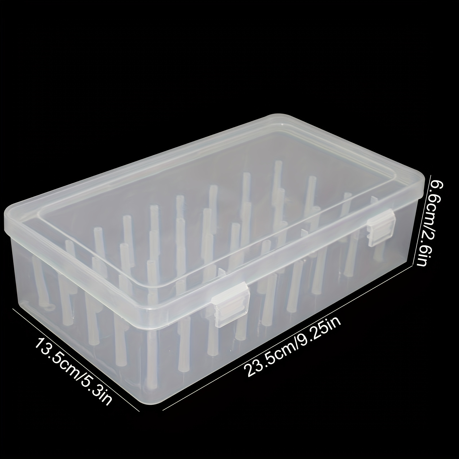 Heavy-duty Sewing Thread Organizer Box With A Safety Lid - 42-compartment Storage Box, Transparent Dividers For Spools, Threads, And Needles - Space- Craft Room, Sewing Machine