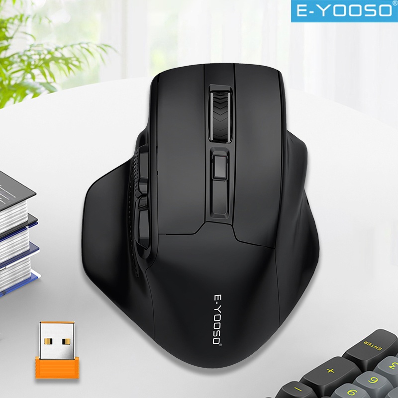 E-YOOSO 1pc X-31 USB 2.4G Wireless Gaming Large Mouse for Big Hands PAW3212 5 Buttons for Gamer Mice Computer Laptop PC