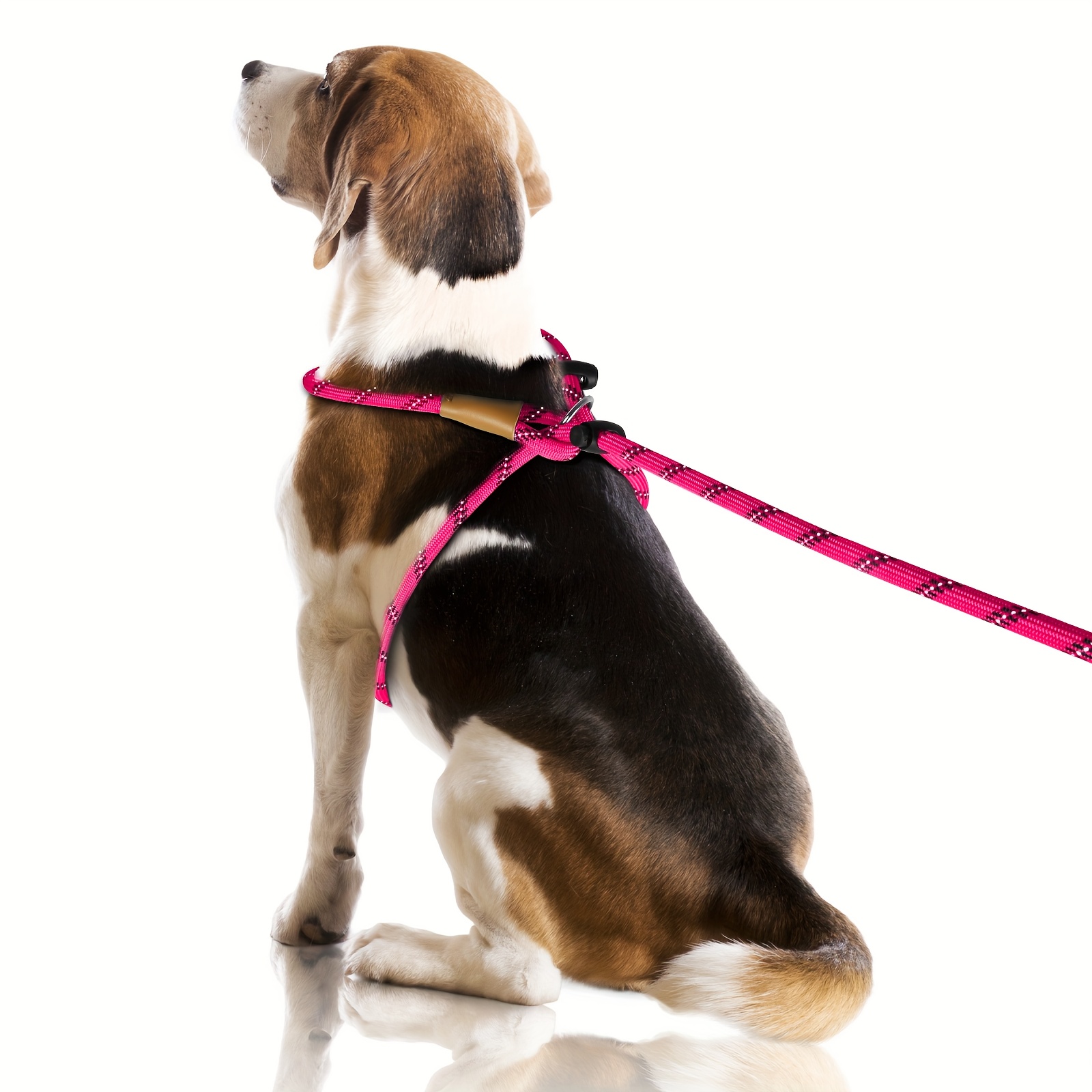 Lynxking No Pull Rope Dog Harness with Reflective Leash