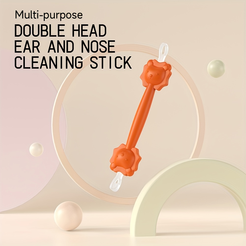 2-In-1 Nose & Ear Cleaner - Gentle Booger Remover And Snot Extractor, Safe for 0-6 Years, Durable Pp Material
