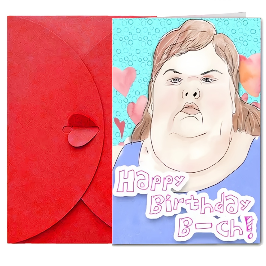 

Hilarious 1000 Pound Sisters Birthday Card, English Text, Office Use